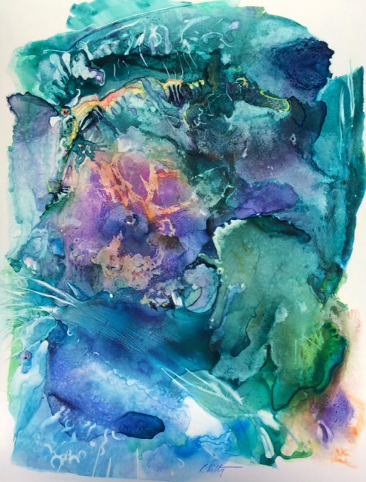 Four Horses and One Octopus | Bobbi Kilty | Fine Artist